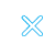 Eye with X Symbol